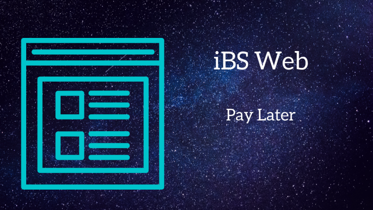 iBS Web – Pay Later