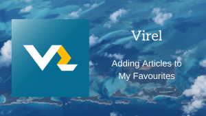 VirEL – Adding Articles to My Favourites