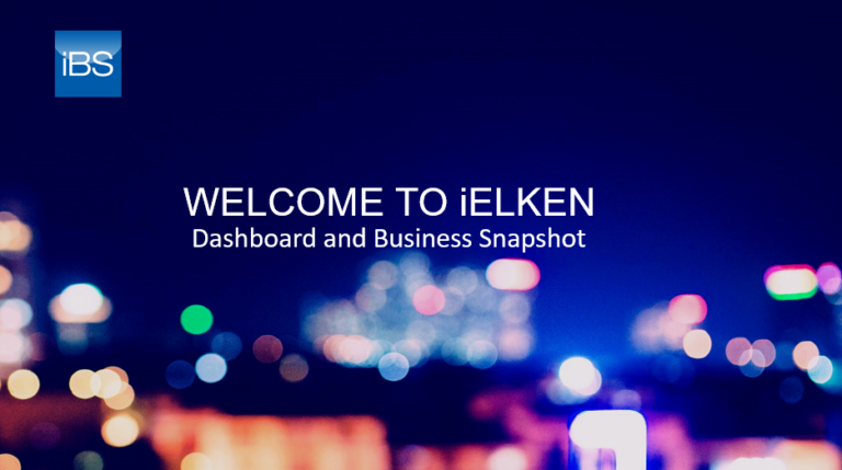 iBS Web – Dashboard and Business Snapshot